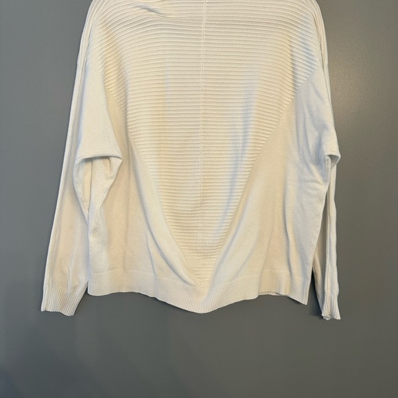 White Ribbed Sweater - Picture 3 of 3